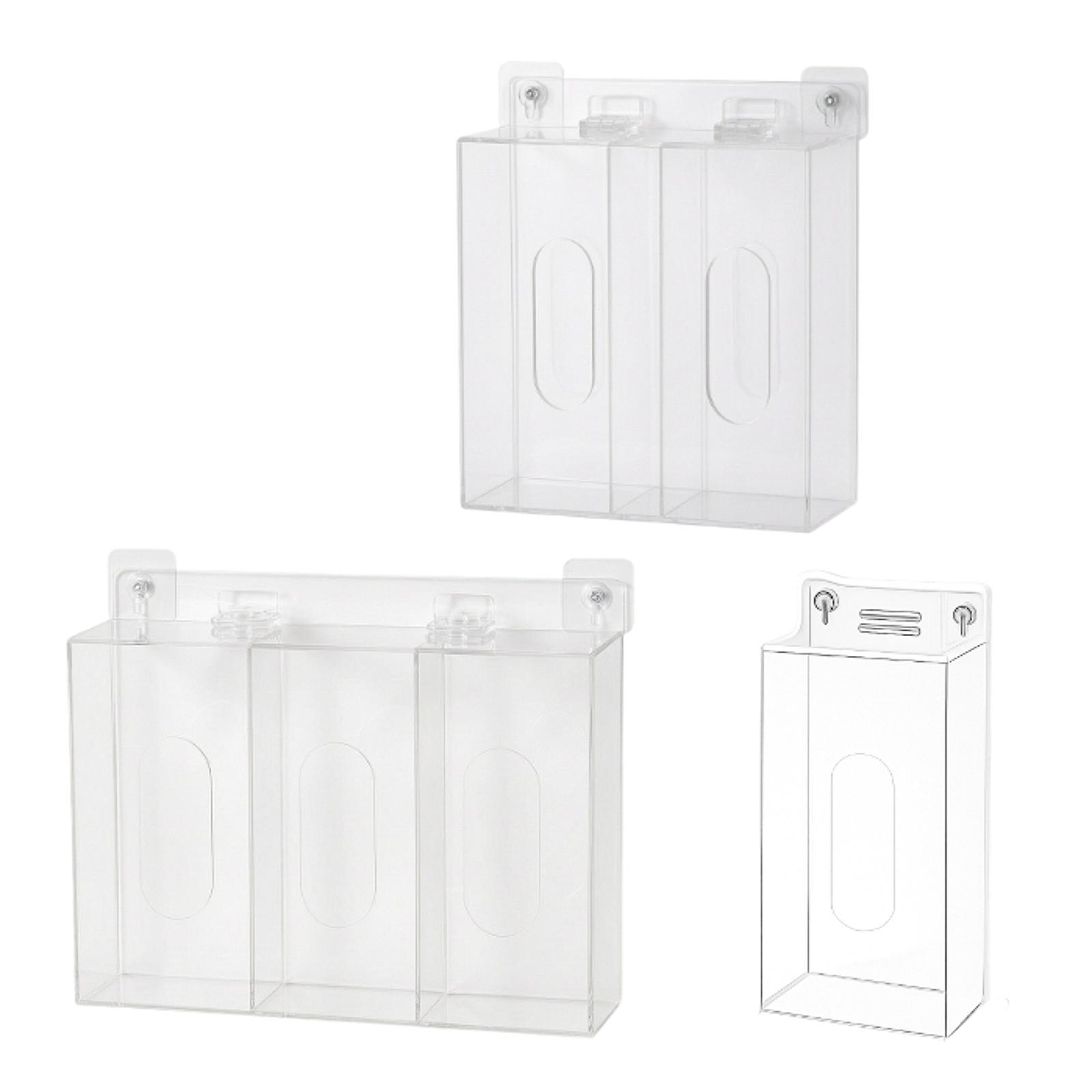 Acrylic Glove Box Holder Wall  - đánh giá và giá Face Mask Storage Box